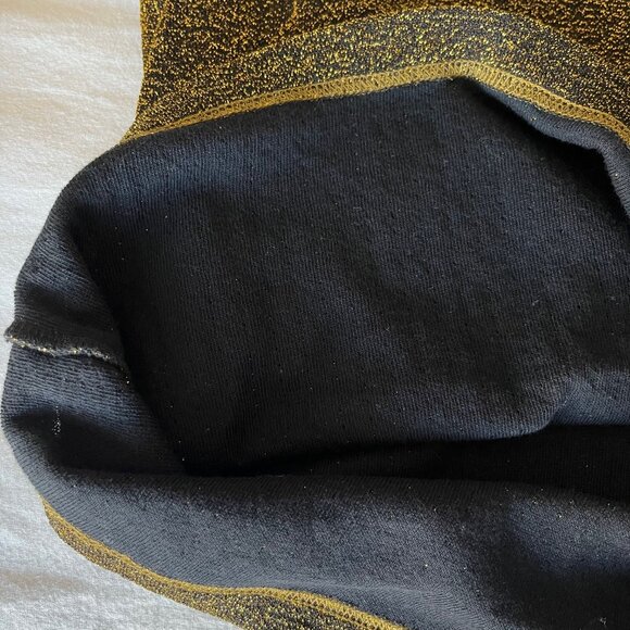 Vintage Junya Watanabe x Commes des Garçons Metallic Gold Top | Size Medium - Picture 4 of 6